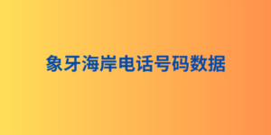 象牙海岸电话号码数据